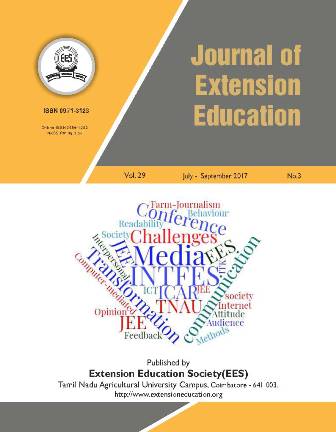					View Vol. 29 No. 3 (2017): Journal of Extension Education
				